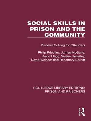cover image of Social Skills in Prison and the Community